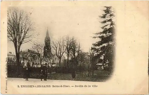 Enghien les Bains - Jardin de la Ville -16792
