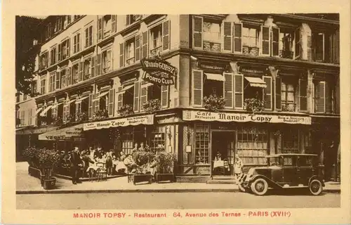 Paris - Restaurant Manoir Topsy -17390