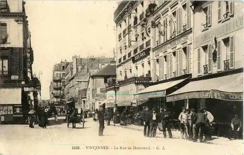 Vincennes - La rue de Montreuil -16498