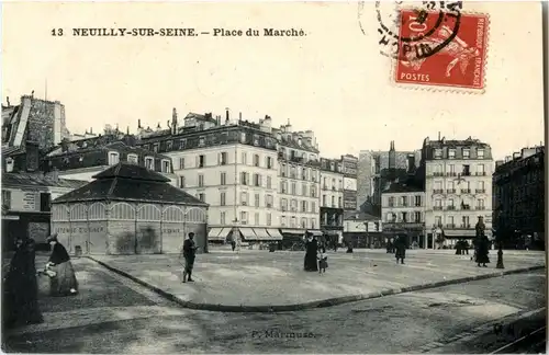 Neuilly sur Seine - Place du Marche -15916