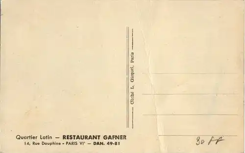 Paris - Restaurant Gafner -17526