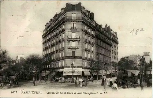 Paris - Avenue de Saint Quen -17812