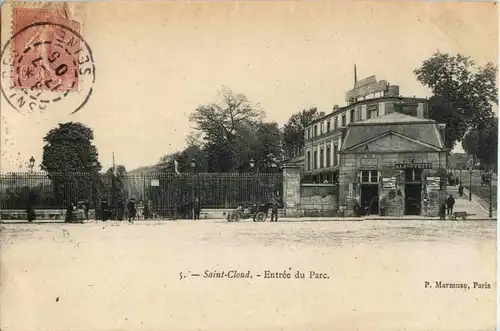 Saint cloud - Entree du Parc -16400