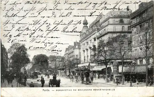 Paris - Boulevard Bonne Neuvelle -18674