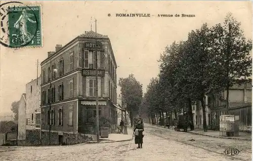 Romainville - Avenue de Brazza -16424