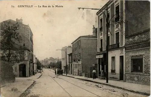 Gentilly - La rue de la Mairie -16674