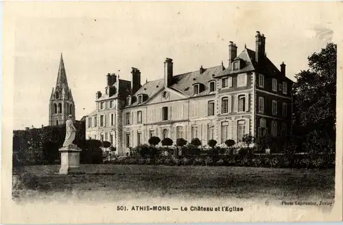Athis Mons - Le Chateau et l Eglise -19160