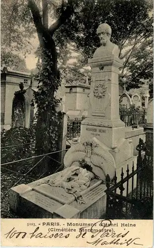 Paris - Montmartre - Monument d Henri Heine -17828