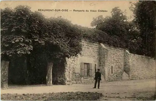 Beaumont sur Oise - Remparts du Vieux Chateau -16858