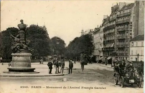 Paris - Monument de l Amiral Francis Garnier -18230