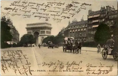 Paris - Avenue du Bois de Boulogne -18672