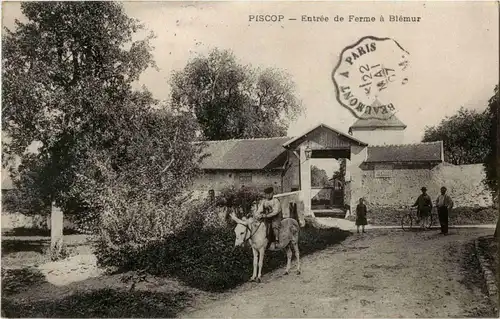 Piscop - Entree de Ferme a Blemur -16988