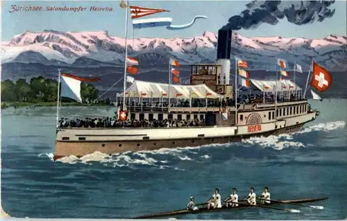 Zürichsee - Salondampfer Helvetia -188164