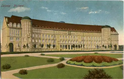 Leipzig - Bücherei -18494