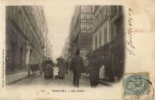 Paris - Rue Rodier -17570