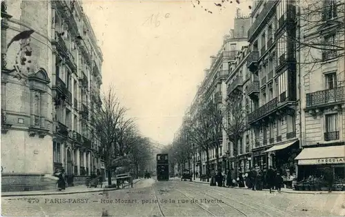 Paris - Rue de Mozart Passy -17700