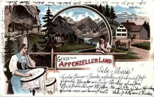 Gruss aus dem Appenzeller Land Litho -188498