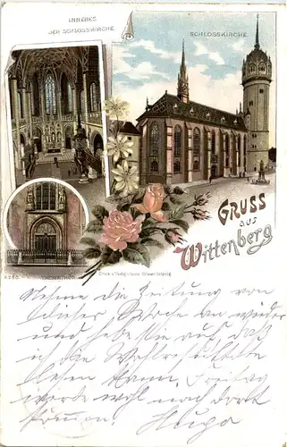 Gruss aus Wittenberg - Litho -19034