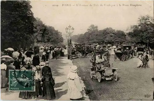 Paris - L Avenue du Bois de Boulogne - Auto - Car -17710