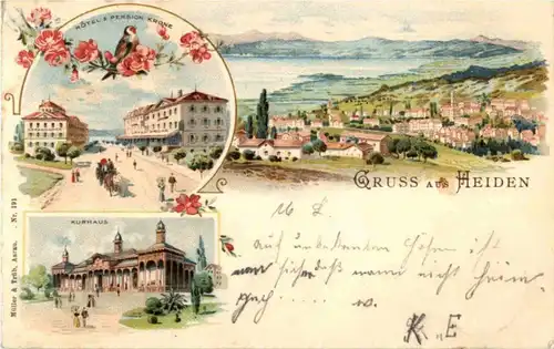 Gruss aus Heiden - Litho -188762
