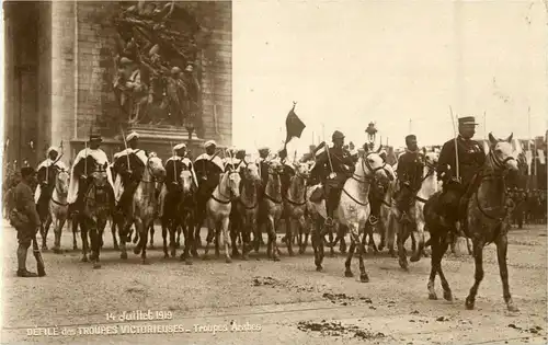 Paris - 14 Juillet 1919 - Troupes Arabes -19226