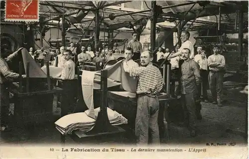 Paris - La Fabrication du Tissu -18156