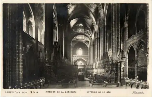 Barcelona - Interior de la Catedral -19318