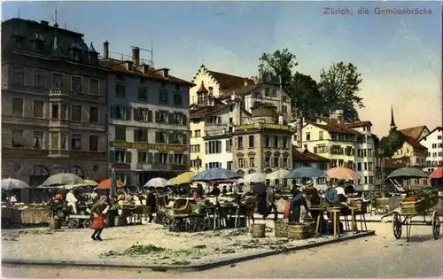 Zürich - Gemüsebrücke -193256