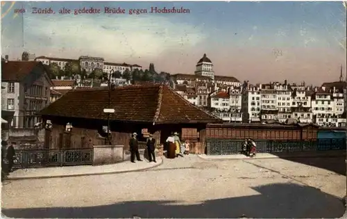 Zürich - Gedeckte Brücke -193298