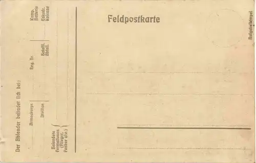 Peronne - Gruss aus dem Felde -20990