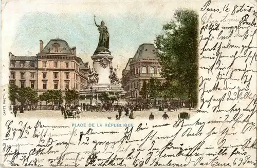 Paris - Place de la Republique -18690