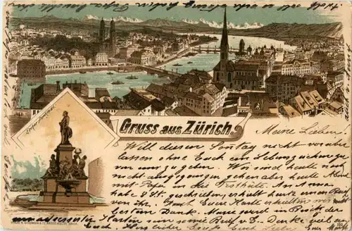 Zürich - Litho 1897 -193482