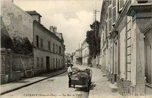 Taverny - La rue de Paris -16950