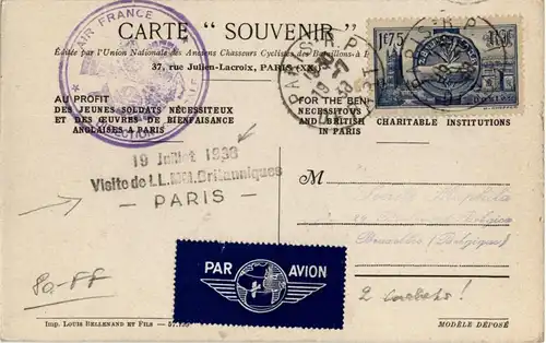 Paris - Visit of the Queen 1938 -18664