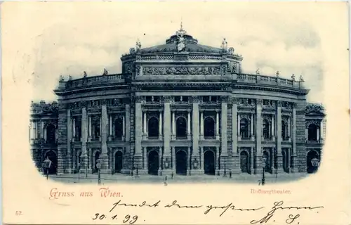 Gruss aus Wien - Hofburgtheater -19810