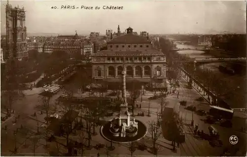 Paris - Place du Chatelet -19230
