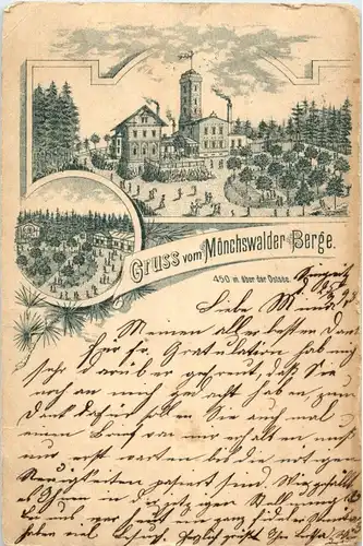 Gruss vom Mönchswalder Berge 1898 -18854
