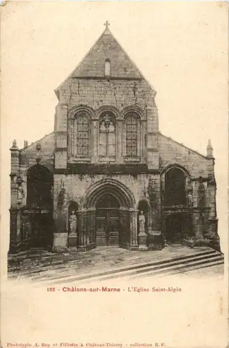 Chalons sur Marne - L Eglise Saint Alpin -20986