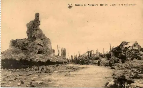 Ruines de Nieuport 1914 -19192