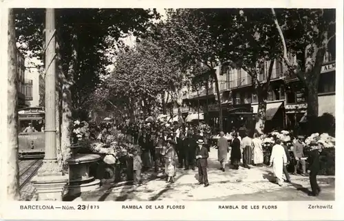 Barcelona - Rambla de las Flores -19302