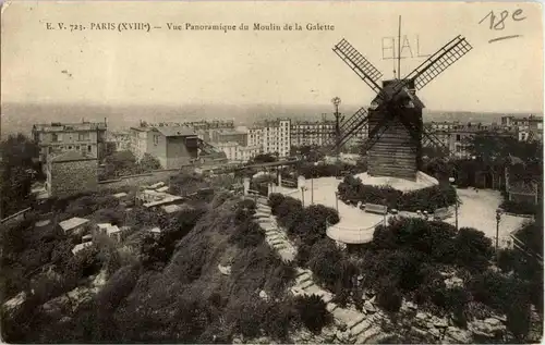 Paris - Montmartre - Moulin de la Galette -17824