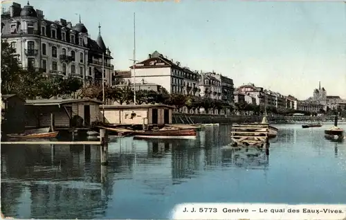 Geneve - Le quai -22036