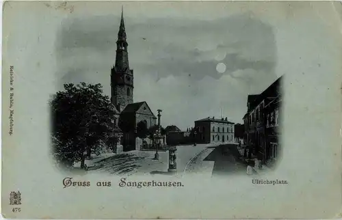 Gruss aus Sangerhausen - Ulrichsplatz -19074