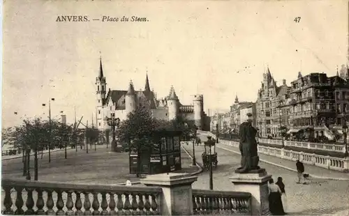 Anvers - Place du Steen -21178
