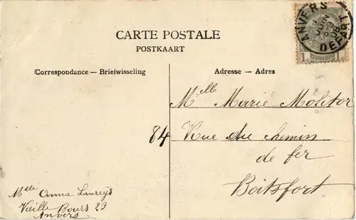 Anvers - Place du Steen -21178