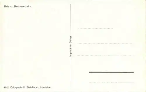 Brienz - Rothorn Bahn -22010