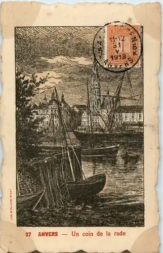 Anvers - Un coin de la rade -21180