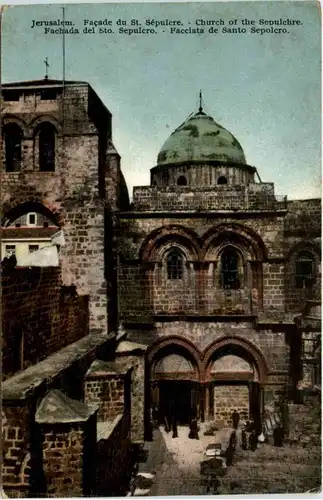 Jerusalem - Facade du St. Sepulcre -19478
