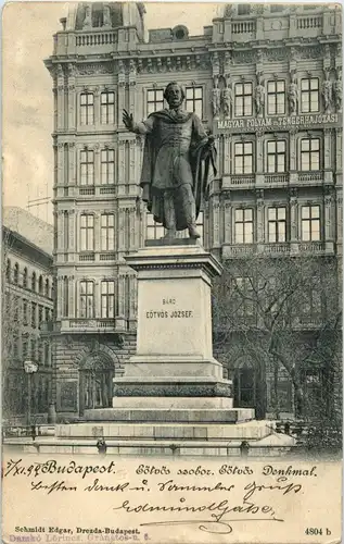 Budapest - Eötvös Denkmal -21566