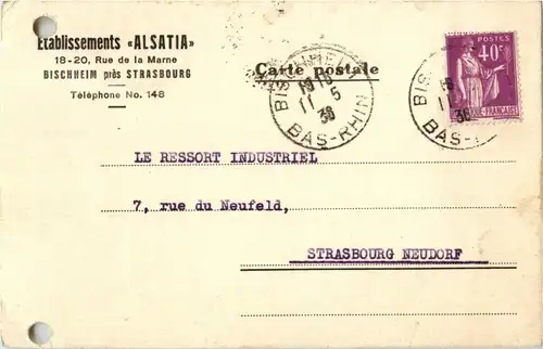Bischheim pres Strassbourg - Etablissement Alsatia -23418